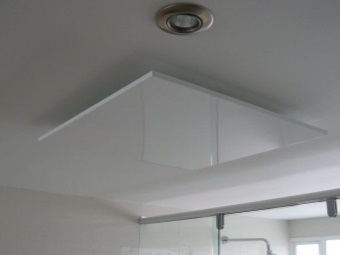 Инфракрасный обогреватель потолочный для ванной комнаты