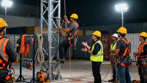 Учебно-тренировочные полигоны для обучения работе на высоте: требования к оборудованию и безопасности